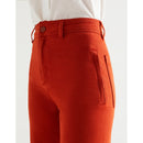 Reiko - Straight Grace Color Pants - Red Clay - Woman