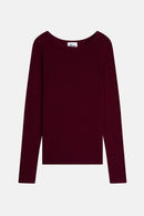 Pull Col Bateau - Grace - Bordeaux