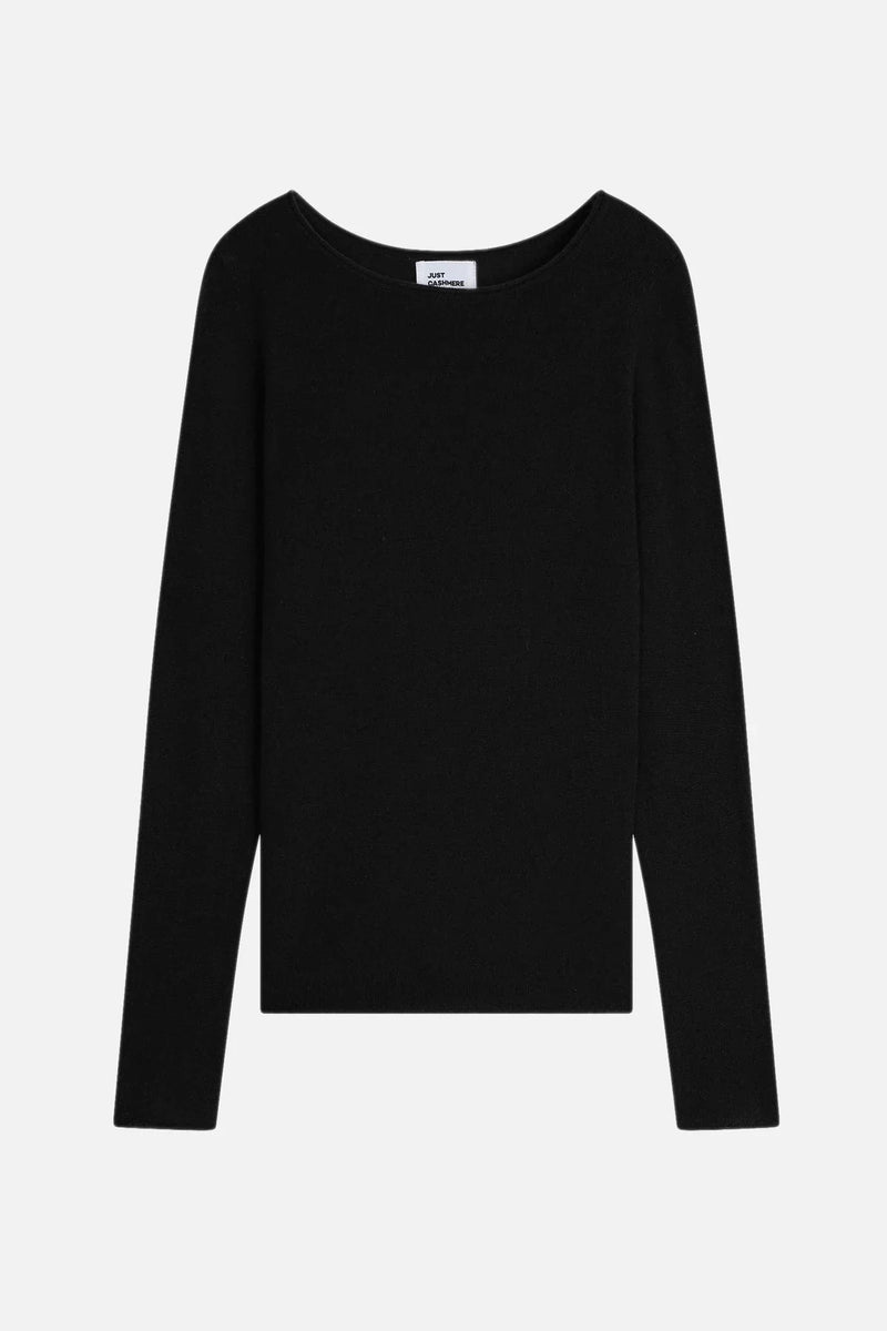 Pull Col Bateau - Grace - Noir
