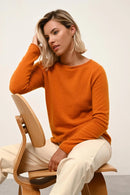 Pull Col Bateau - Grace - Ocre