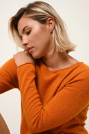 Pull Col Bateau - Grace - Ocre