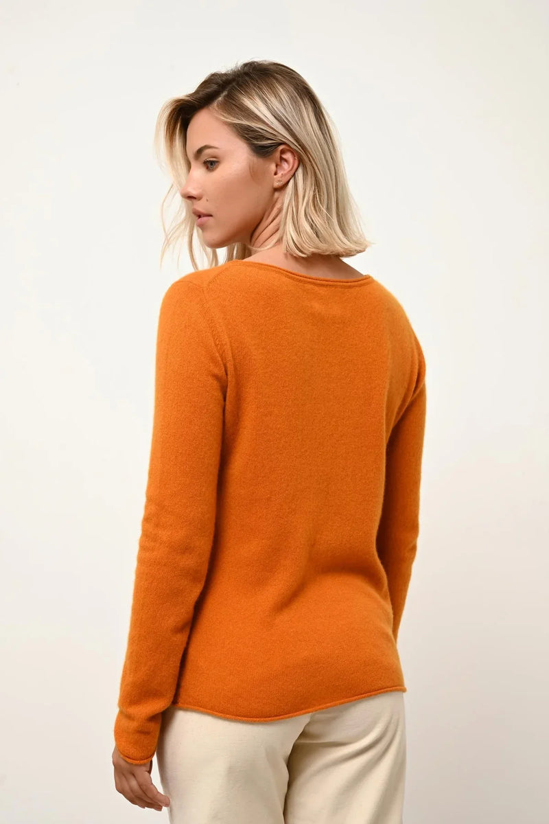 Pull Col Bateau - Grace - Ocre