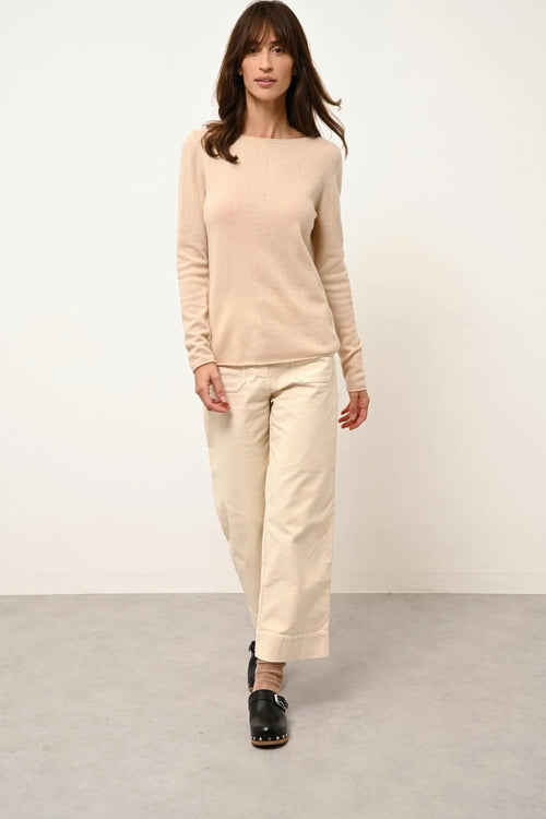 Pull Col Bateau - Grace - Sable