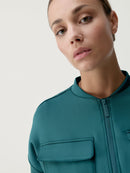 Chaqueta Graft verde oscuro - Mujer