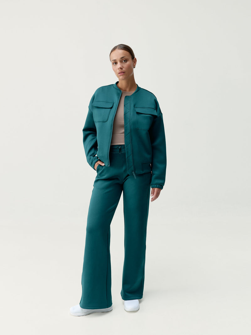 Chaqueta Graft verde oscuro - Mujer