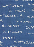 Veste unisexe AMOUR jacquard denim