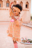 Robe Jilana - Champ De Fleurs De Safran - Enfant