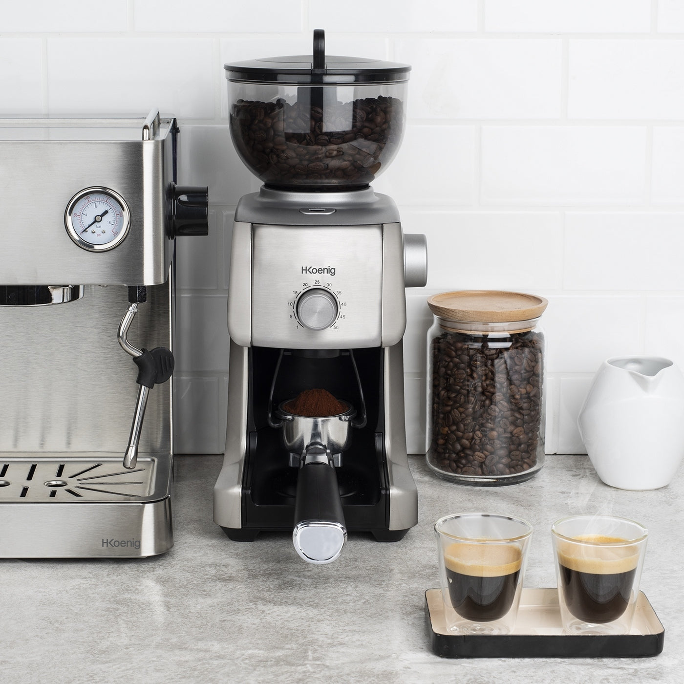 Coffee Grinder - Stainless Steel/Black