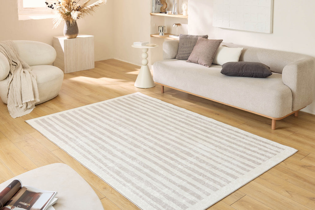 Grege - Tapis D'Intérieur - Polyester Imprimé - Beige