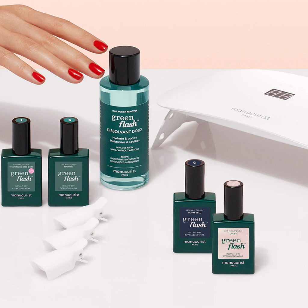 Green Flash™ 24W Starter Kit - Two-Colour Duo - Poppy Seed & Gloss