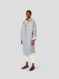 Manteau De Marine En Laine Et Cachemire Plomb