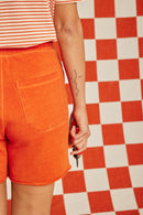 Short Faux - Orange