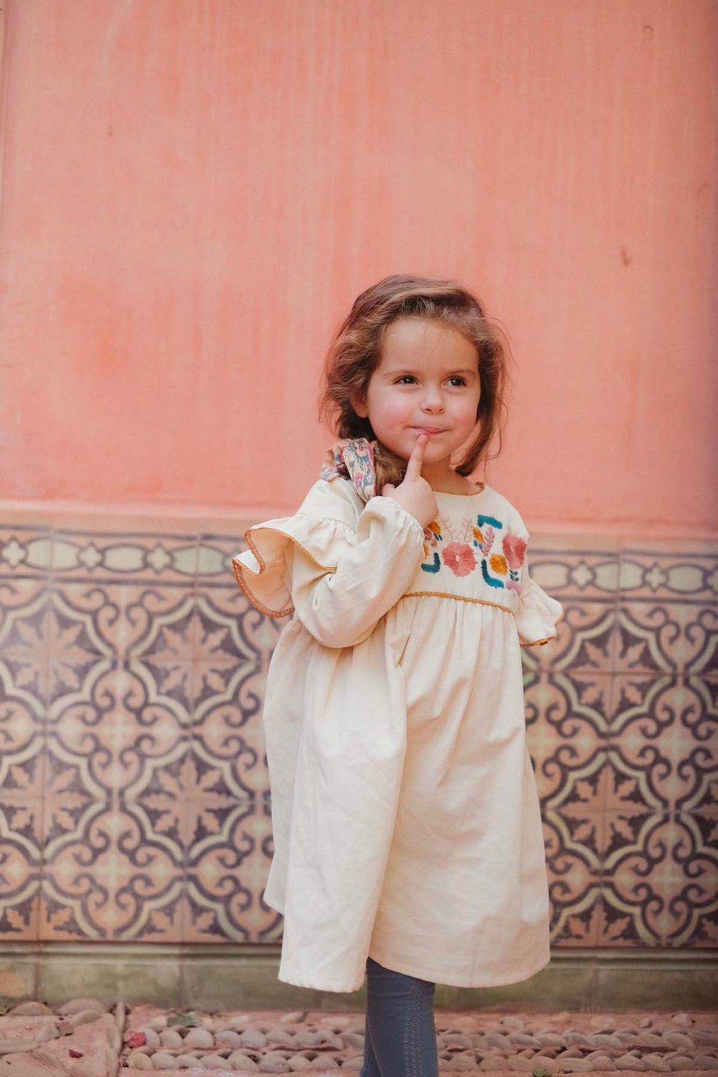 Vestido Illia - Crema - Niña