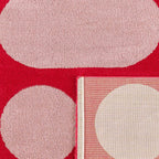 Groovy - Tapis D'Intérieur - Polypropylène - Rouge