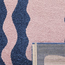 Tapis Groovy 382 - Motif Moderne - Bleu - Intérieur