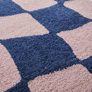 Tapis Groovy 383 - Motif Moderne - Bleu - Intérieur