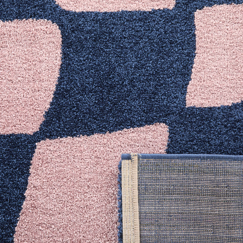 Tapis Groovy 383 - Motif Moderne - Bleu - Intérieur