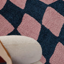 Tapis Groovy 383 - Motif Moderne - Bleu - Intérieur