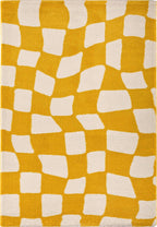 Groovy Rug 383 - Modern Pattern - Yellow - Indoor
