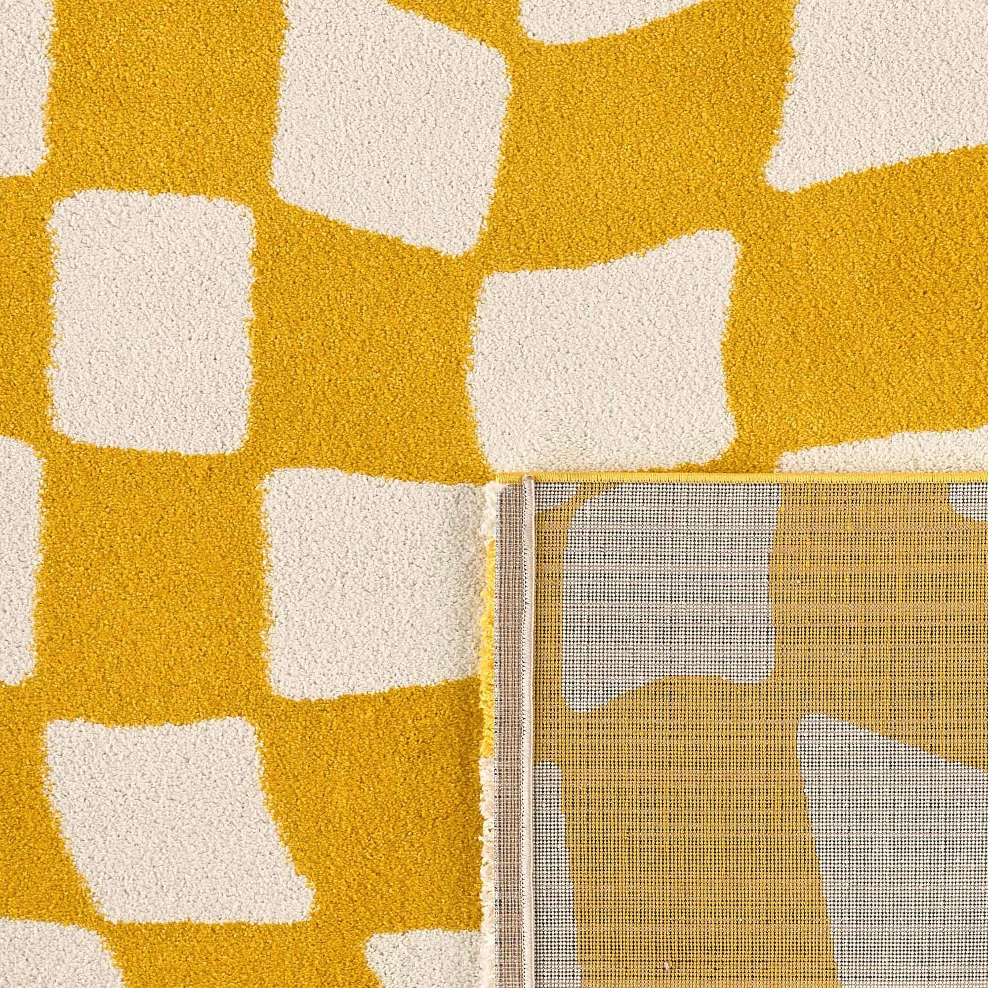 Groovy Rug 383 - Modern Pattern - Yellow - Indoor