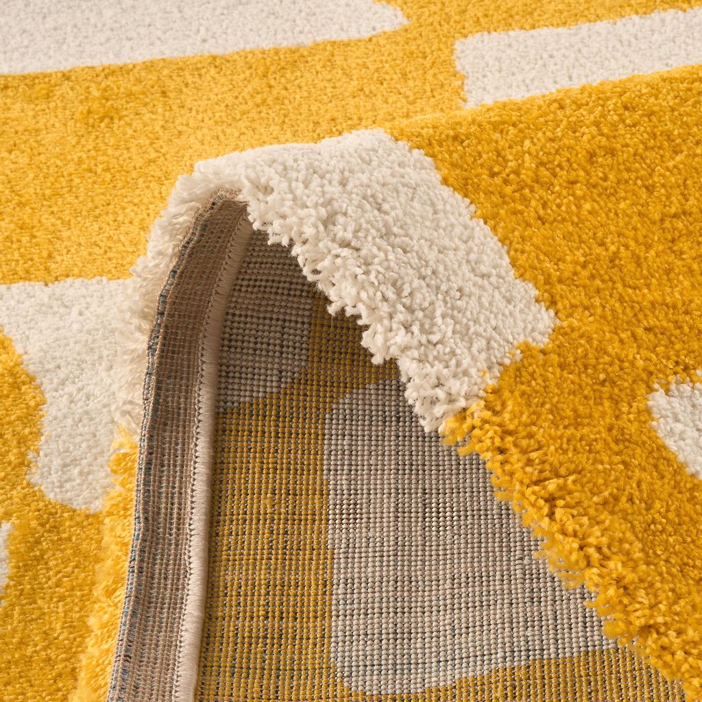 Groovy Rug 383 - Modern Pattern - Yellow - Indoor
