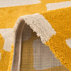 Groovy Rug 383 - Modern Pattern - Yellow - Indoor
