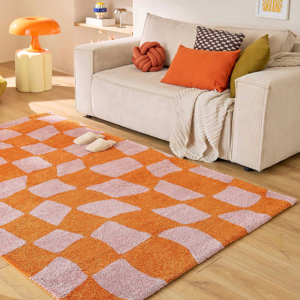 Groovy - Tapis D'Intérieur - Polypropylène - Orange