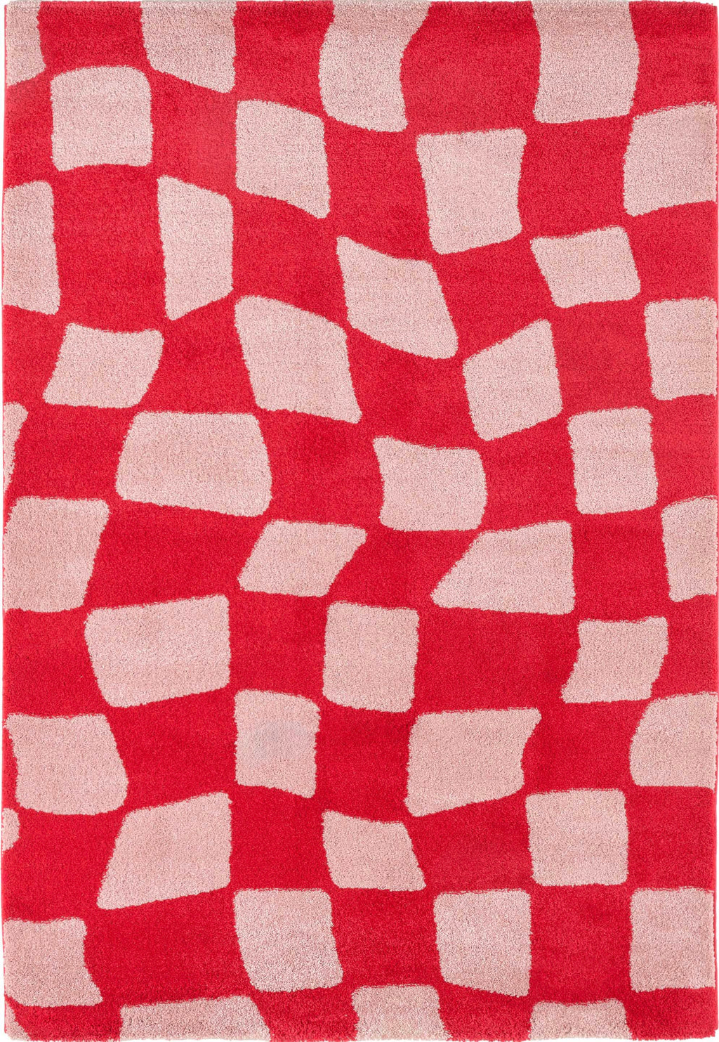 Alfombra Groovy 383 - Estampado moderno - Rojo - Interior