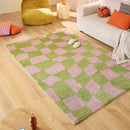 Tapis Groovy 383 - Motif Moderne - Vert - Intérieur