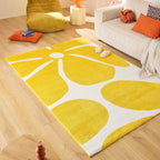 Alfombra Groovy 385 - Diseño moderno - Amarillo - Interior