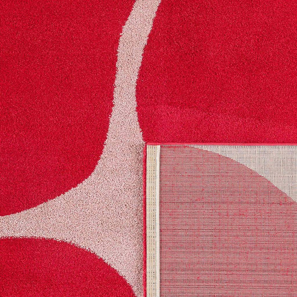 Groovy - Tapis D'Intérieur - Polypropylène - Rouge