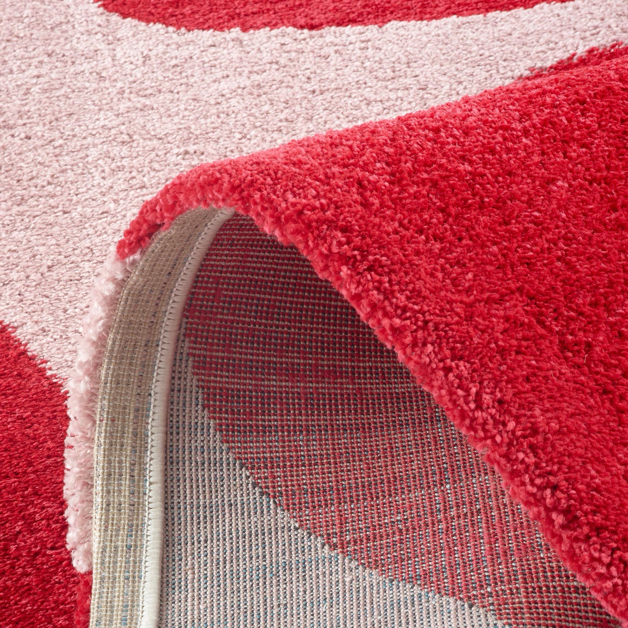 Groovy - Tapis D'Intérieur - Polypropylène - Rouge