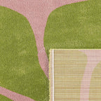 Groovy 385 Rug - Modern Pattern - Green - Indoor