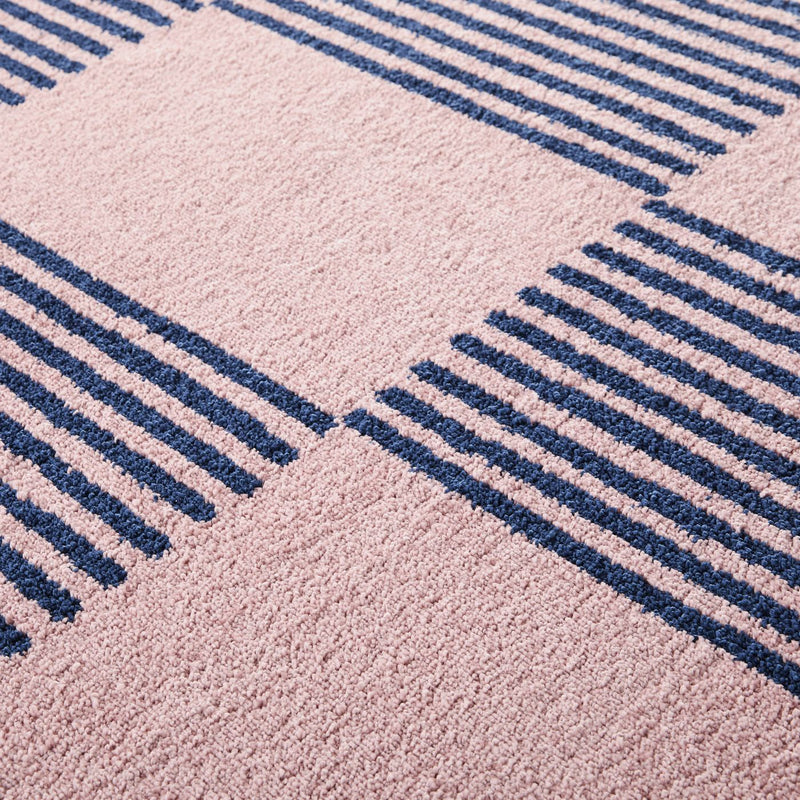 Tapis Groovy 386 - Motif Moderne - Bleu - Intérieur