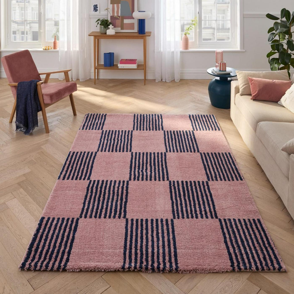 Groovy - Tapis D'Intérieur - Polypropylène - Bleu