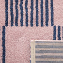 Tapis Groovy 386 - Motif Moderne - Bleu - Intérieur