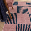 Tapis Groovy 386 - Motif Moderne - Bleu - Intérieur