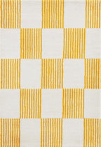 Groovy Rug 386 - Modern Pattern - Yellow - Indoor