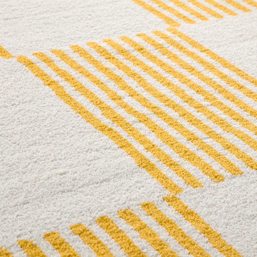 Groovy Rug 386 - Modern Pattern - Yellow - Indoor