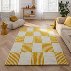 Groovy Rug 386 - Modern Pattern - Yellow - Indoor