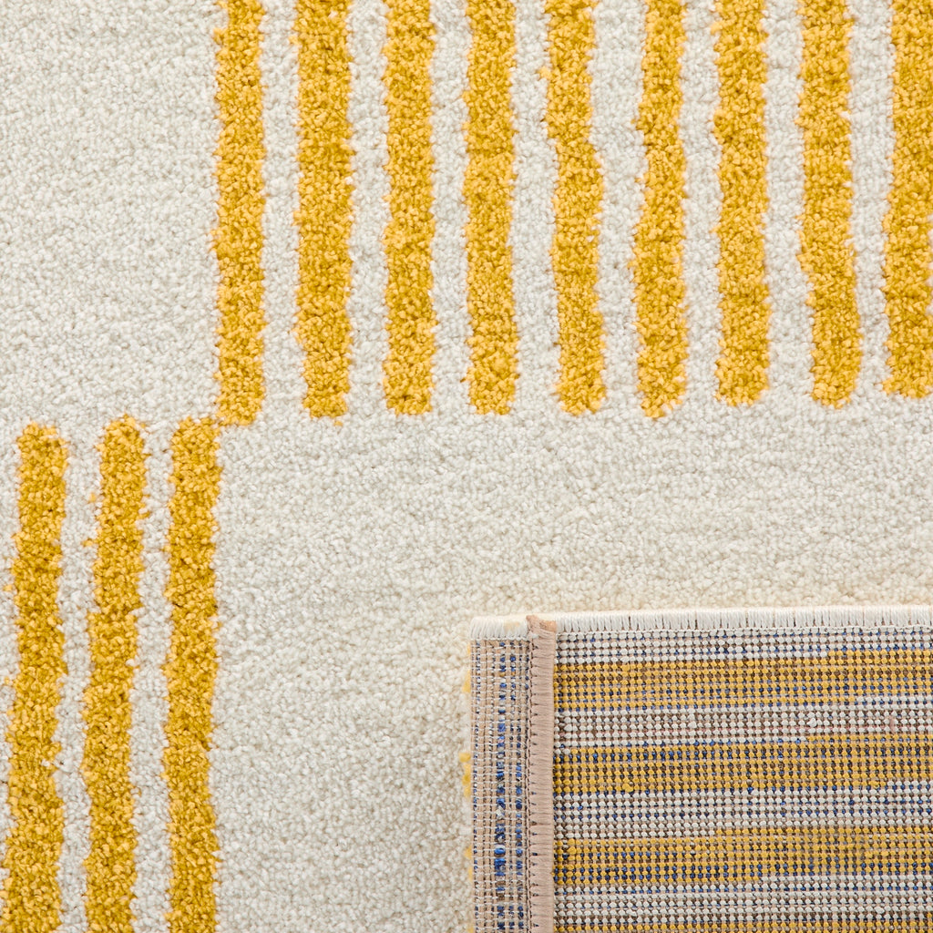 Groovy Rug 386 - Modern Pattern - Yellow - Indoor