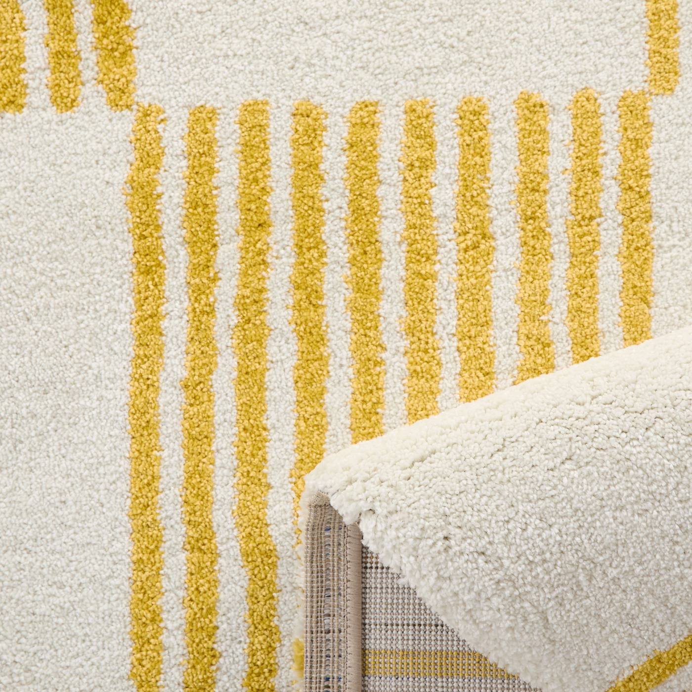 Groovy Rug 386 - Modern Pattern - Yellow - Indoor