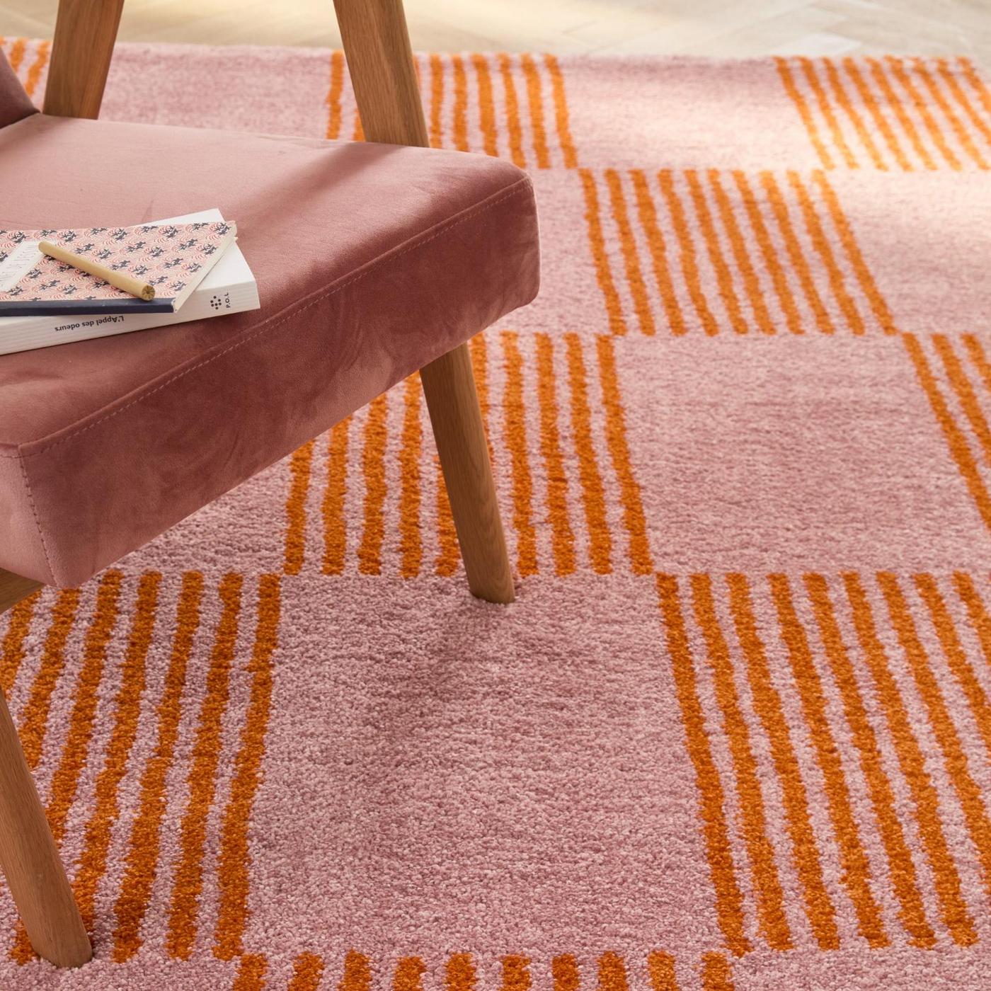 Groovy Rug 386 - Modern Pattern - Orange - Indoor