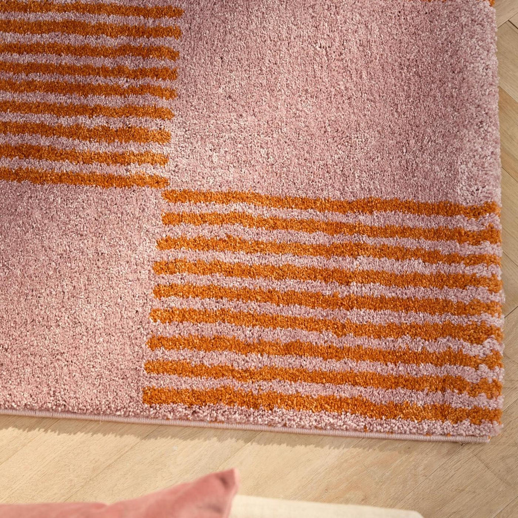 Groovy Rug 386 - Modern Pattern - Orange - Indoor