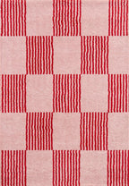 Groovy Rug 386 - Modern Pattern - Red - Indoor
