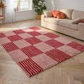 Groovy Rug 386 - Modern Pattern - Red - Indoor