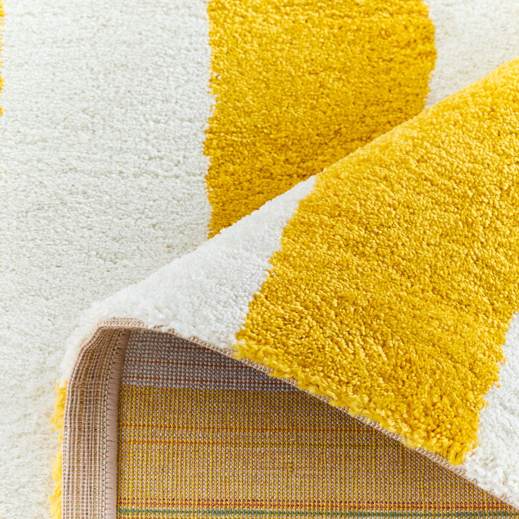 Groovy - Tapis D'Intérieur - Polypropylène - Jaune