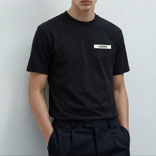 T-Shirt Gros Grain – Jacquemus – Noir