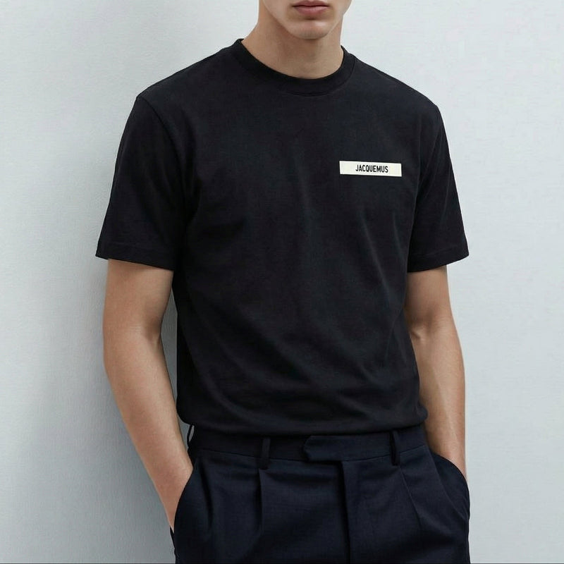 T-Shirt Gros Grain – Jacquemus – Noir