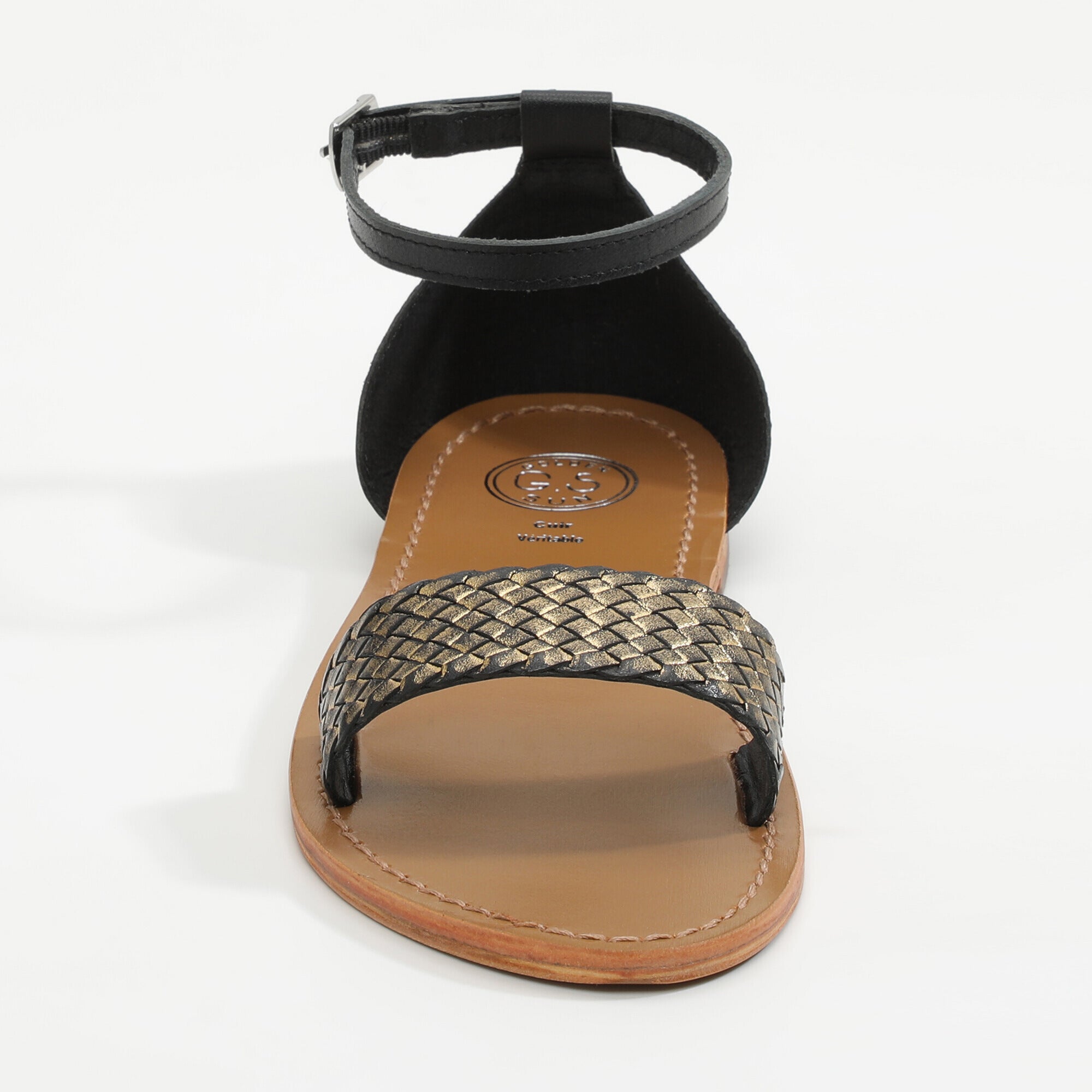 Golden Sun - Bronte Sandals - Black